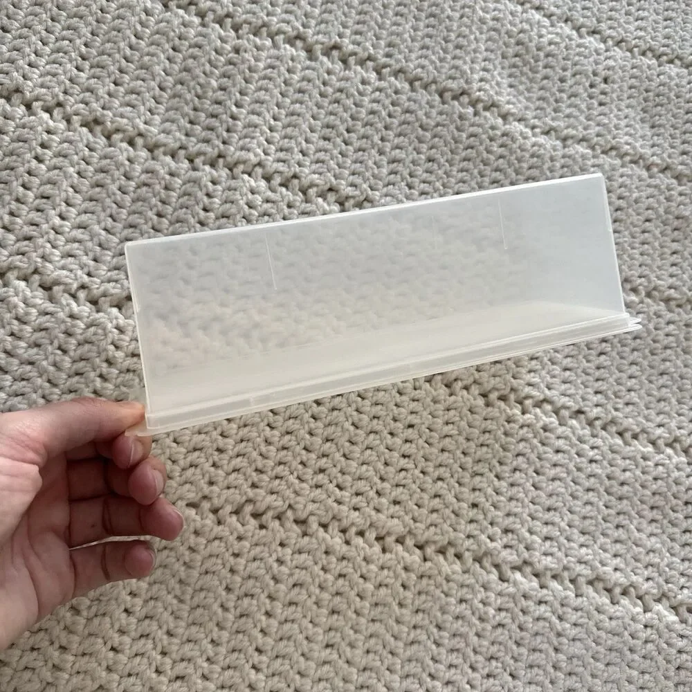 VTG 90 Kraft Velveeta Cheese Keeper Storage Container Clear Plastic 2lb Block